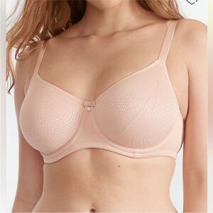 PARFAIT PEARL P60921 NON-PADDED SEAMLESS MINIMIZER FULL BUSTED BRA - CAMEO ROSE